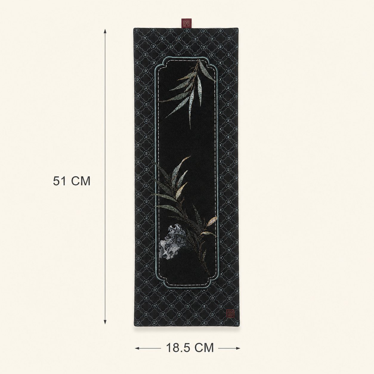YIPIN Embroidered Tea Textile YPCX-009 detail 2