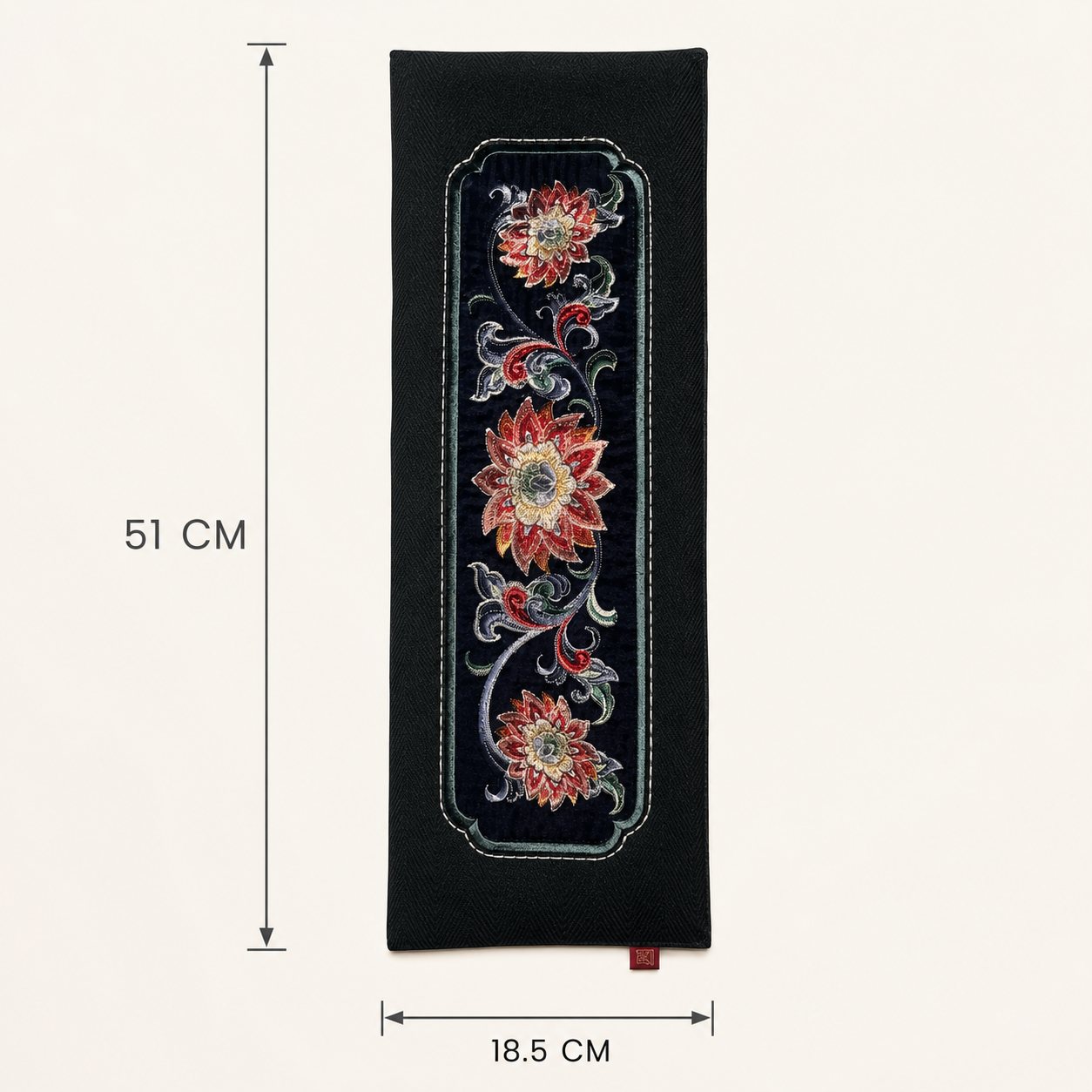 YIPIN Embroidered Tea Textile YPCX-010 detail 2
