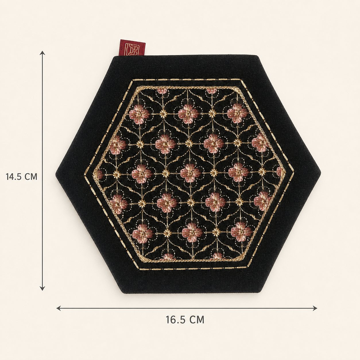 YIPIN Embroidered Tea Textile YPHC-005 detail 2