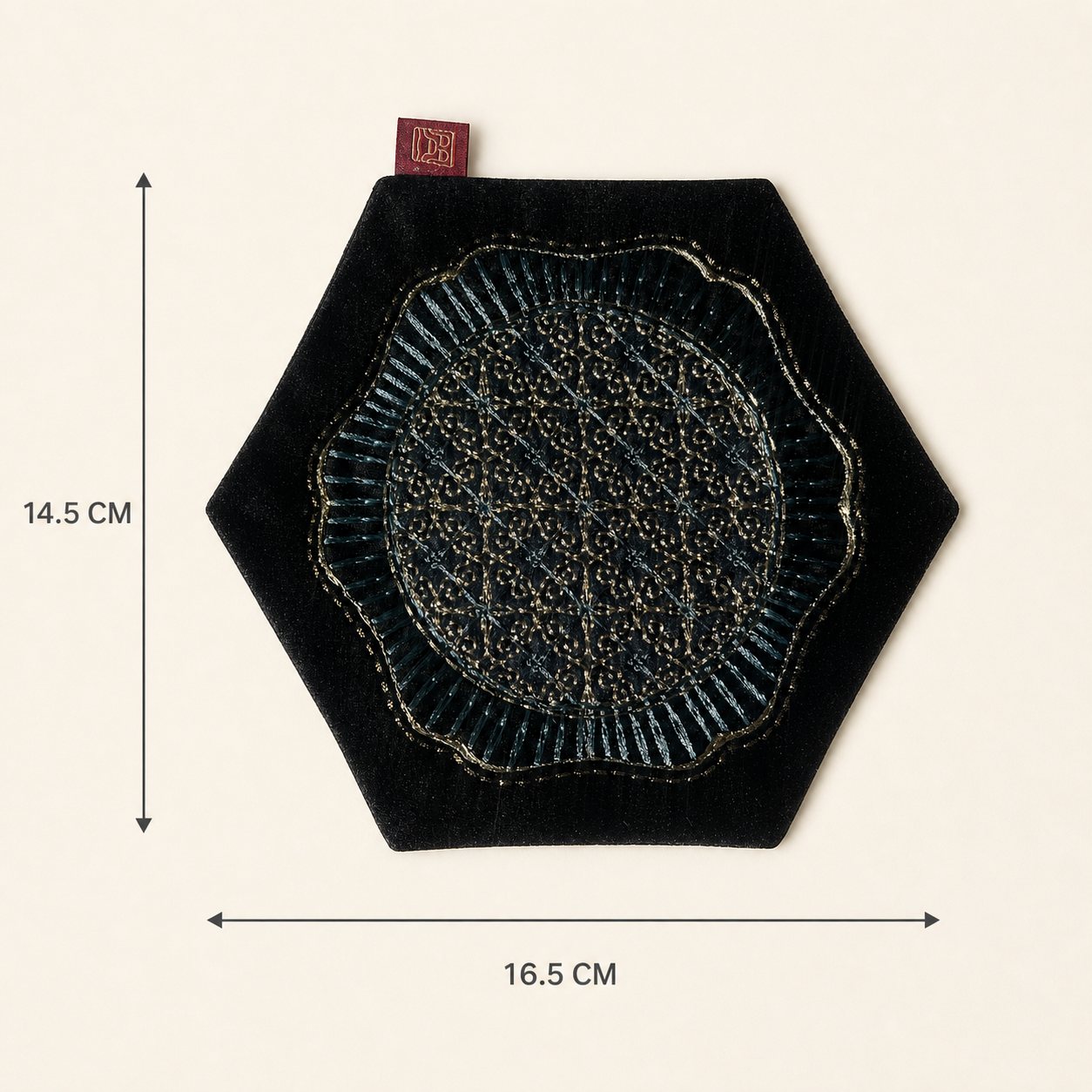 YIPIN Embroidered Tea Textile YPHC-006 detail 2