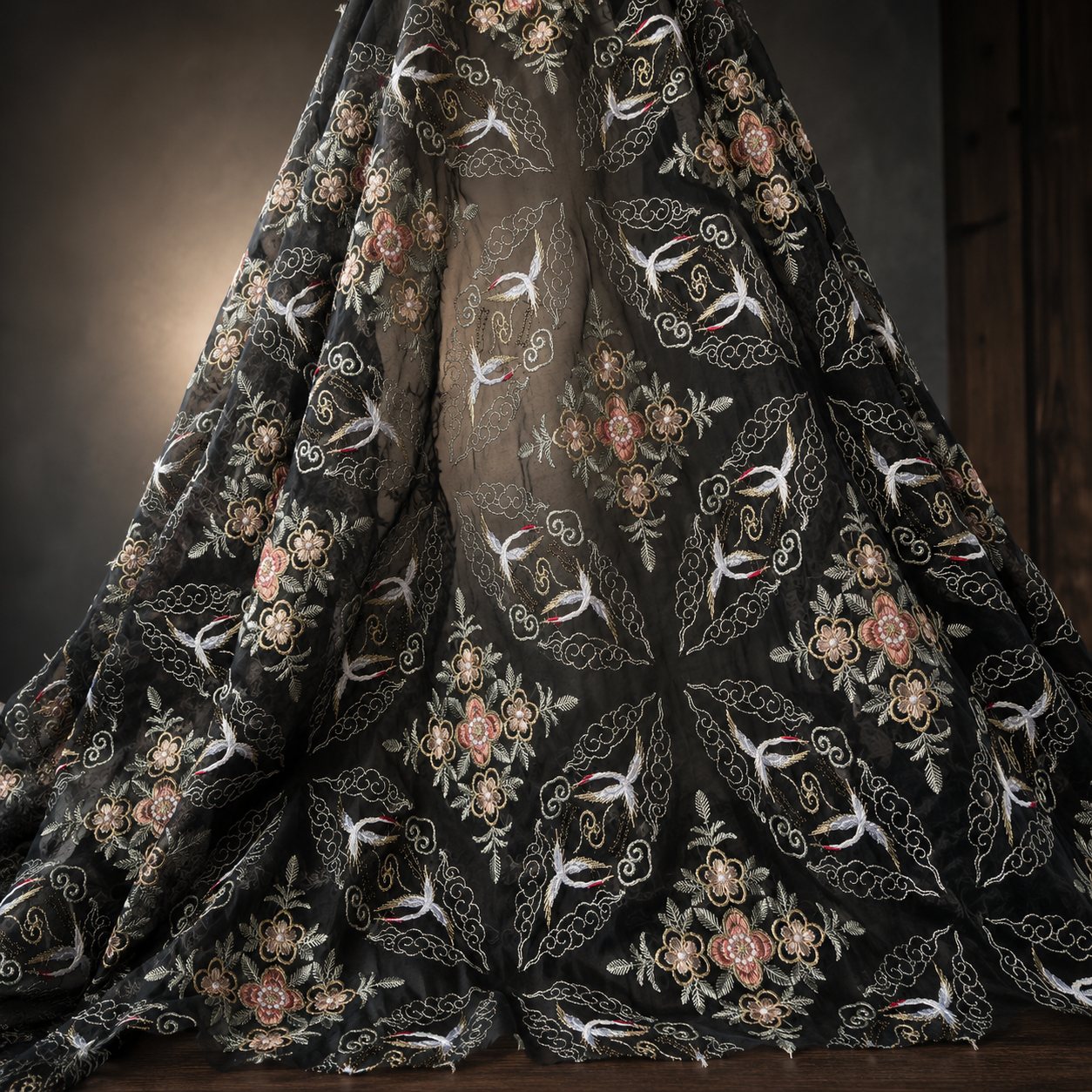 YIPIN Embroidered Fabric YPML-001 detail 4