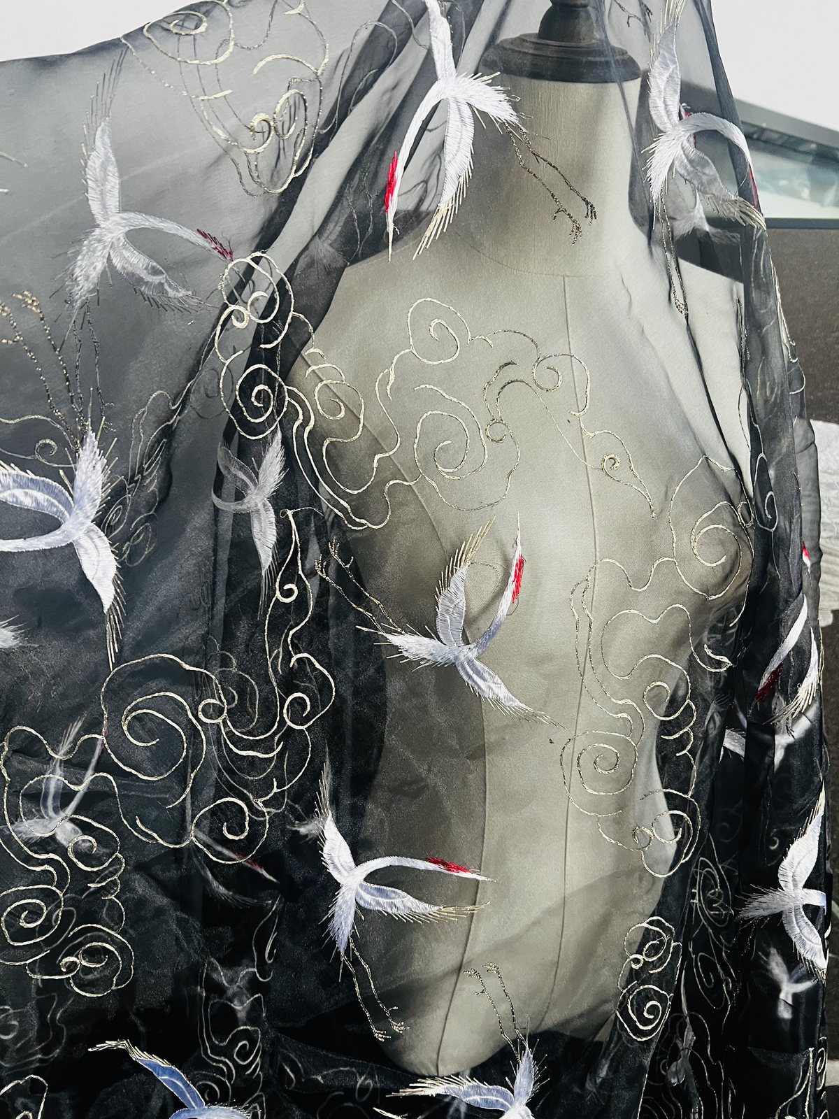 YIPIN Embroidered Fabric YPML-009 detail 3