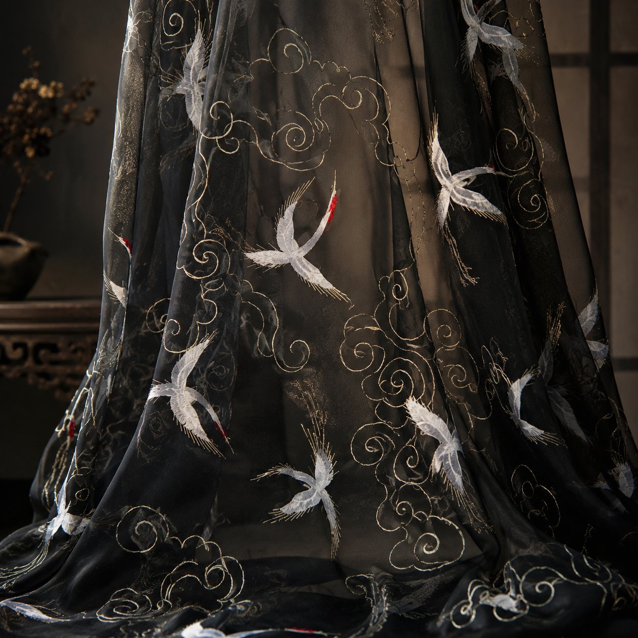 YIPIN Embroidered Fabric YPML-009 detail 6