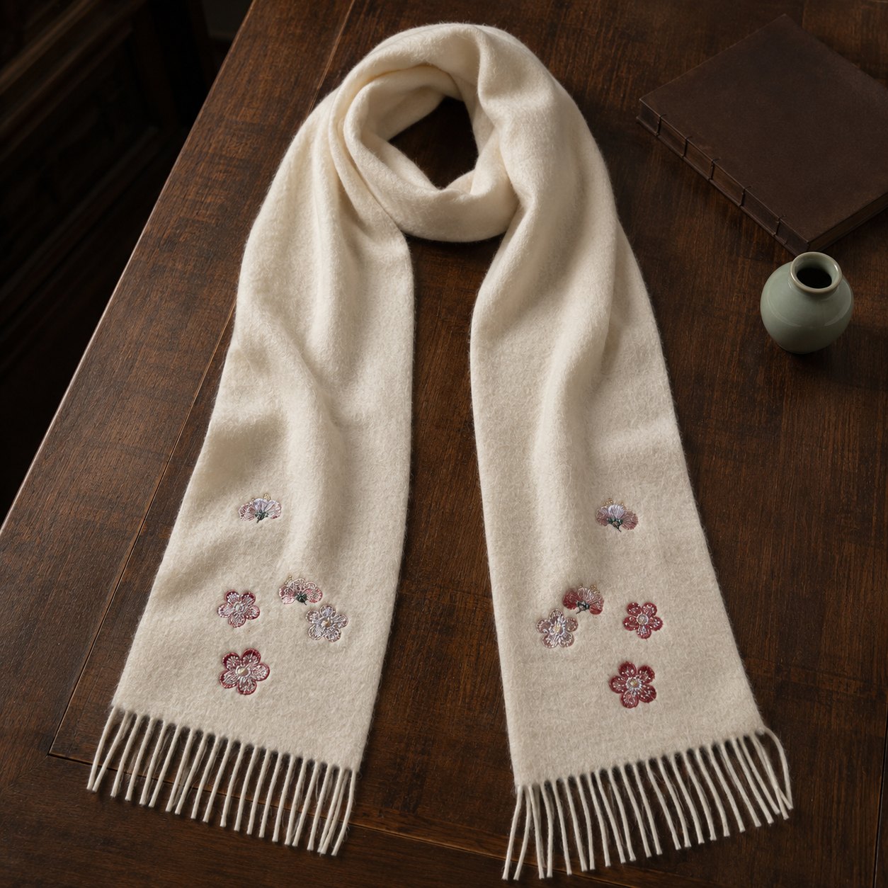 Embroidered Silk Accessory #qixiu-ypqx-001 detail 5