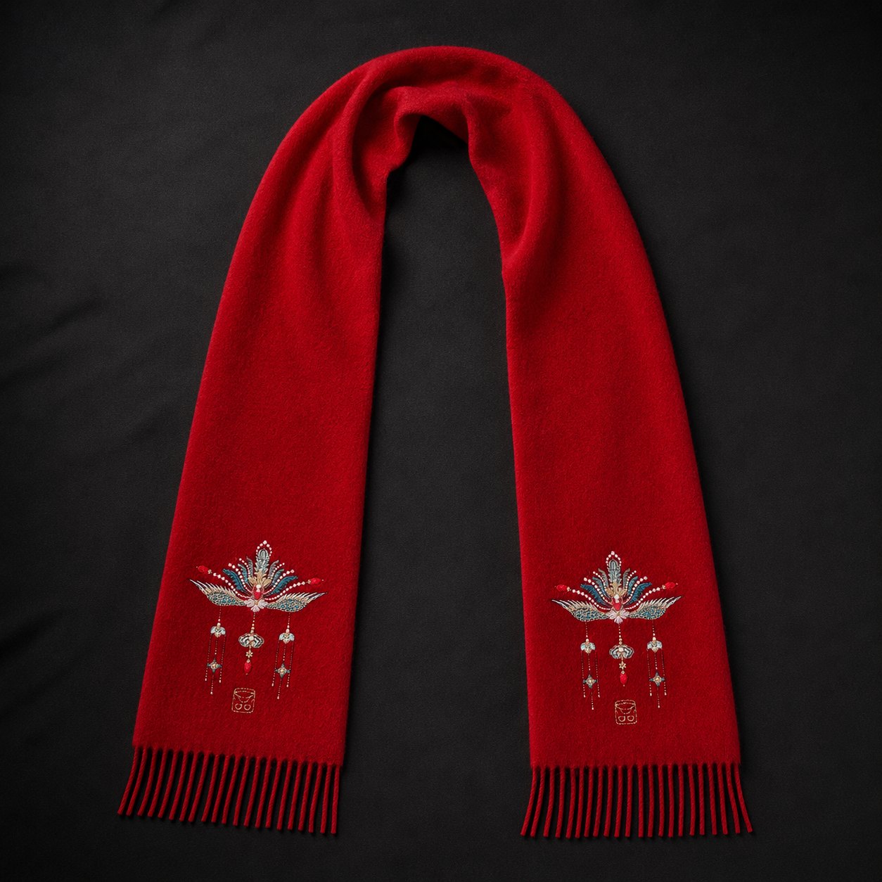 Embroidered Silk Accessory #qixiu-ypqx-004 detail 5
