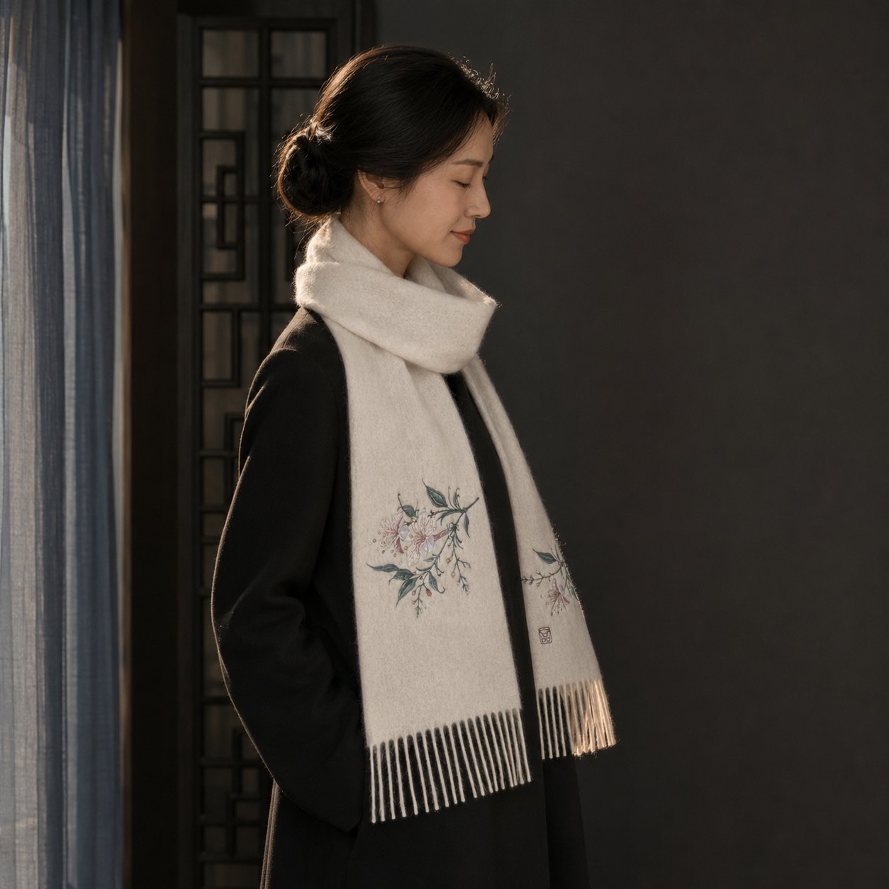 Embroidered Silk Accessory #qixiu-ypqx-005 detail 2