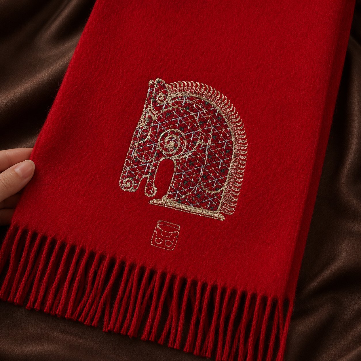 Embroidered Silk Accessory #qixiu-ypqx-010 detail 3