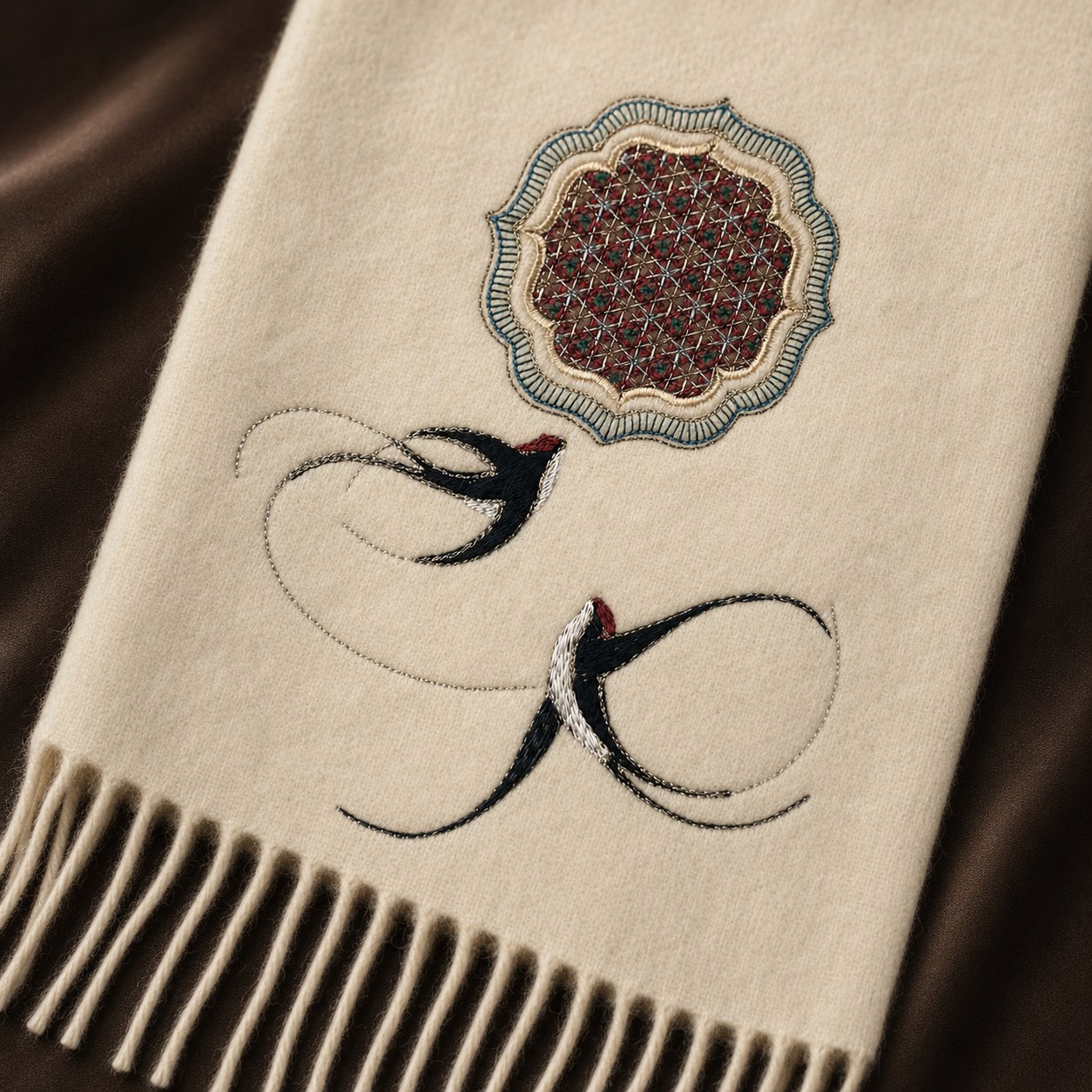 Embroidered Silk Accessory #qixiu-ypqx-011 detail 3