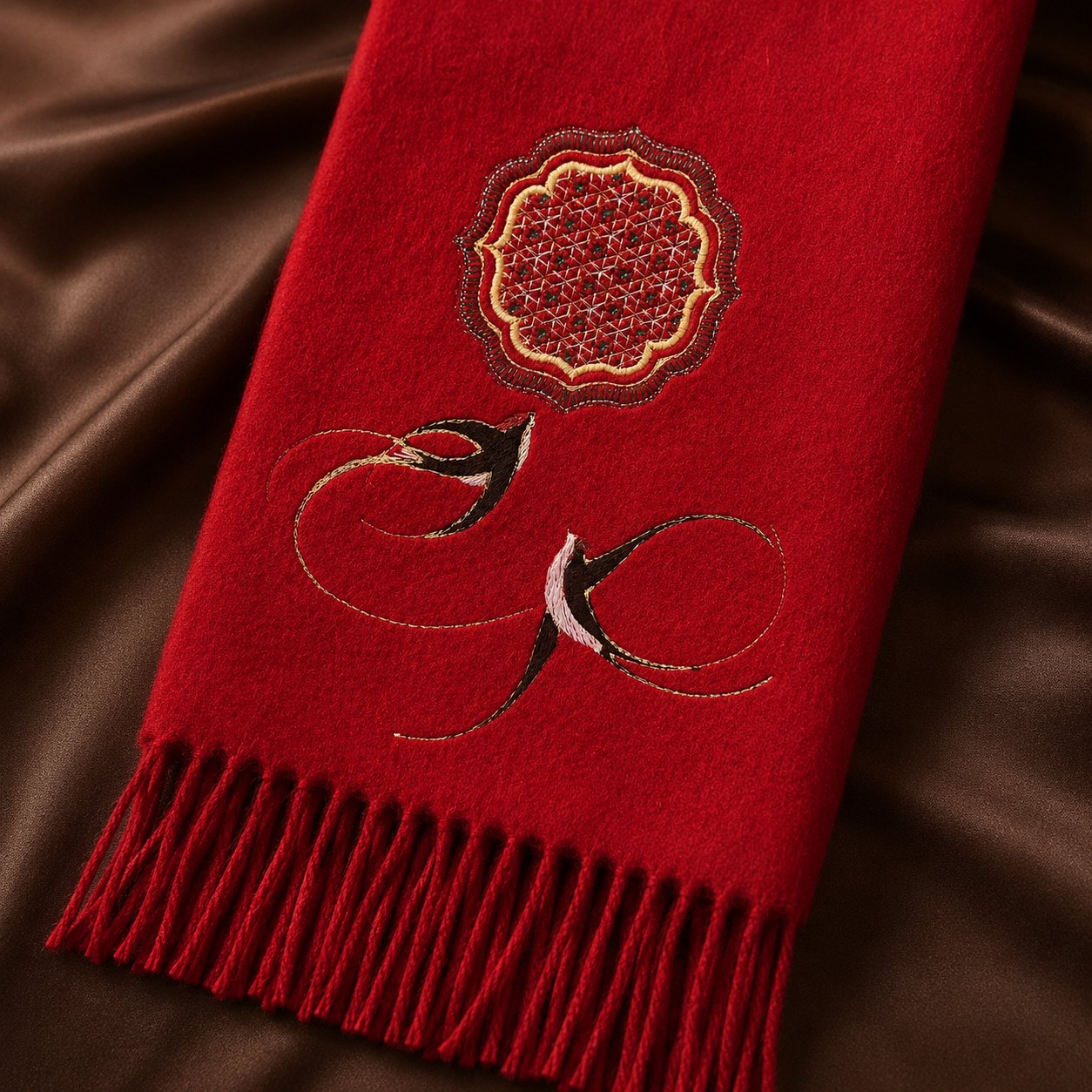 Embroidered Silk Accessory #qixiu-ypqx-012 detail 3