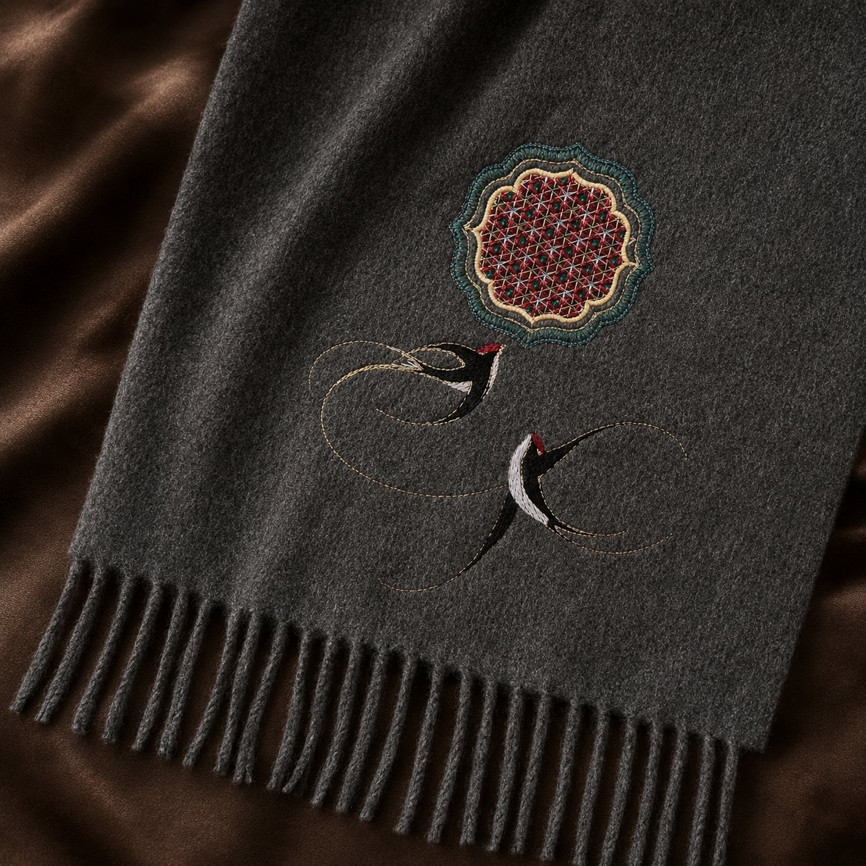 Embroidered Silk Accessory #qixiu-ypqx-013 detail 3