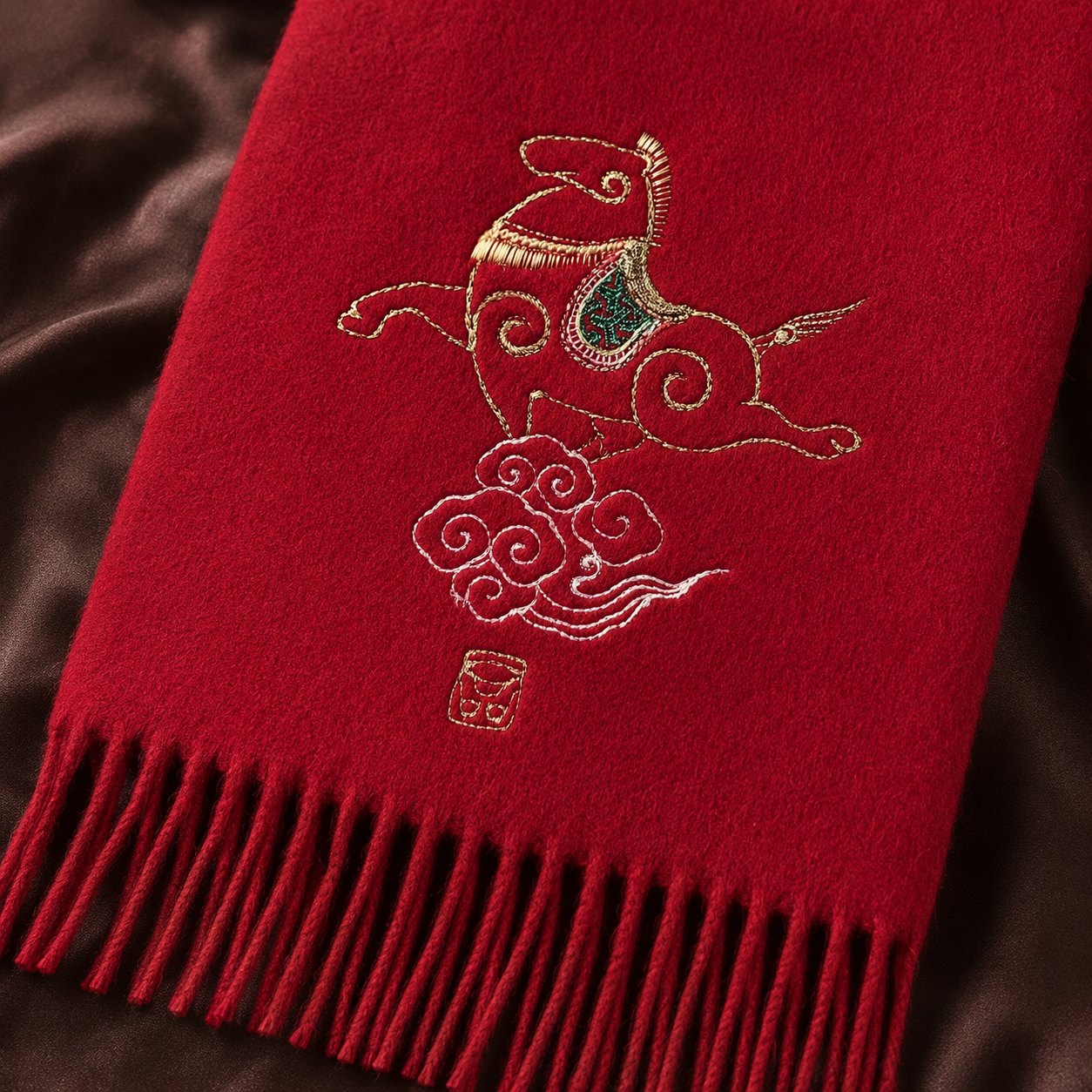 Embroidered Silk Accessory #qixiu-ypqx-014 detail 3