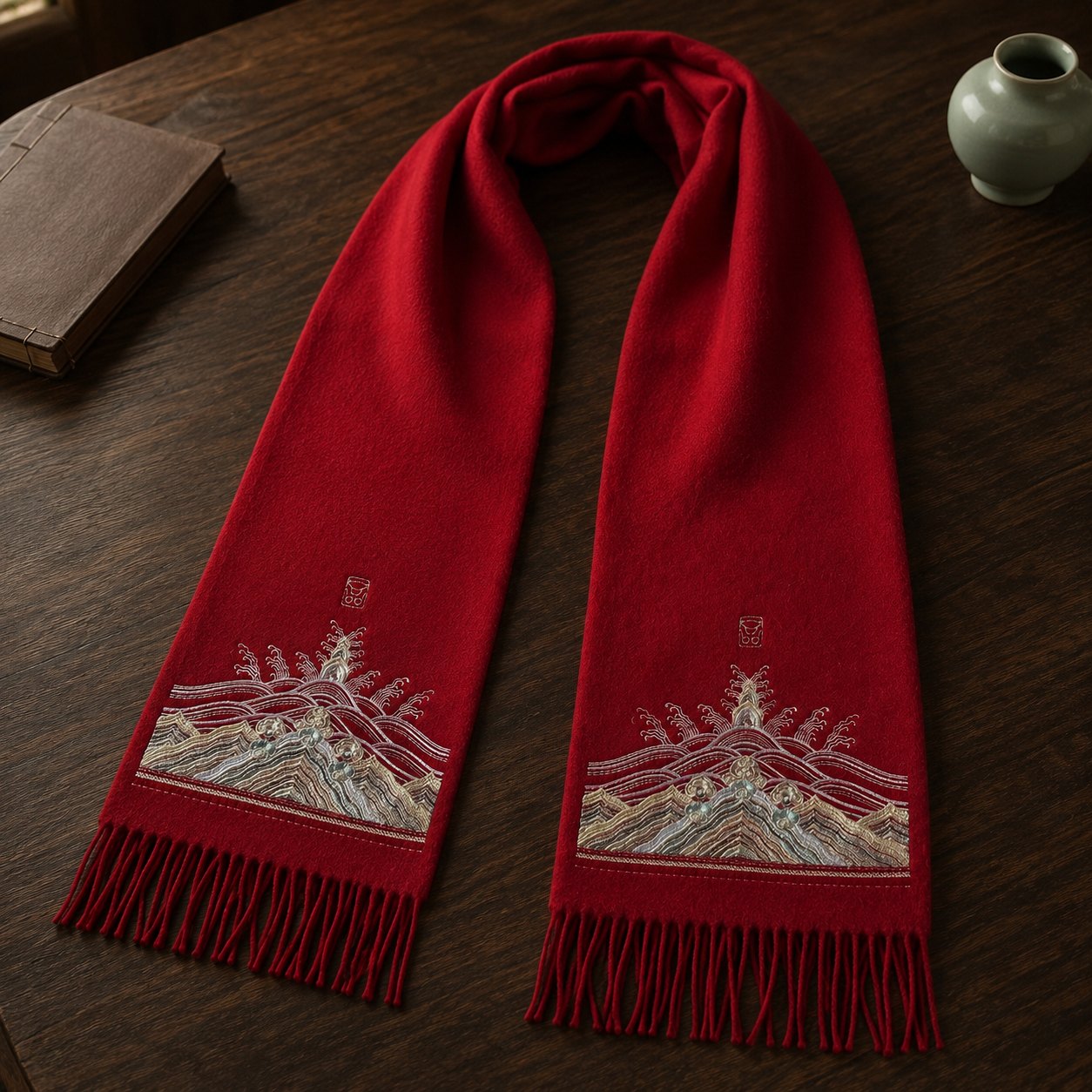 Embroidered Silk Accessory #qixiu-ypqx-017 detail 5