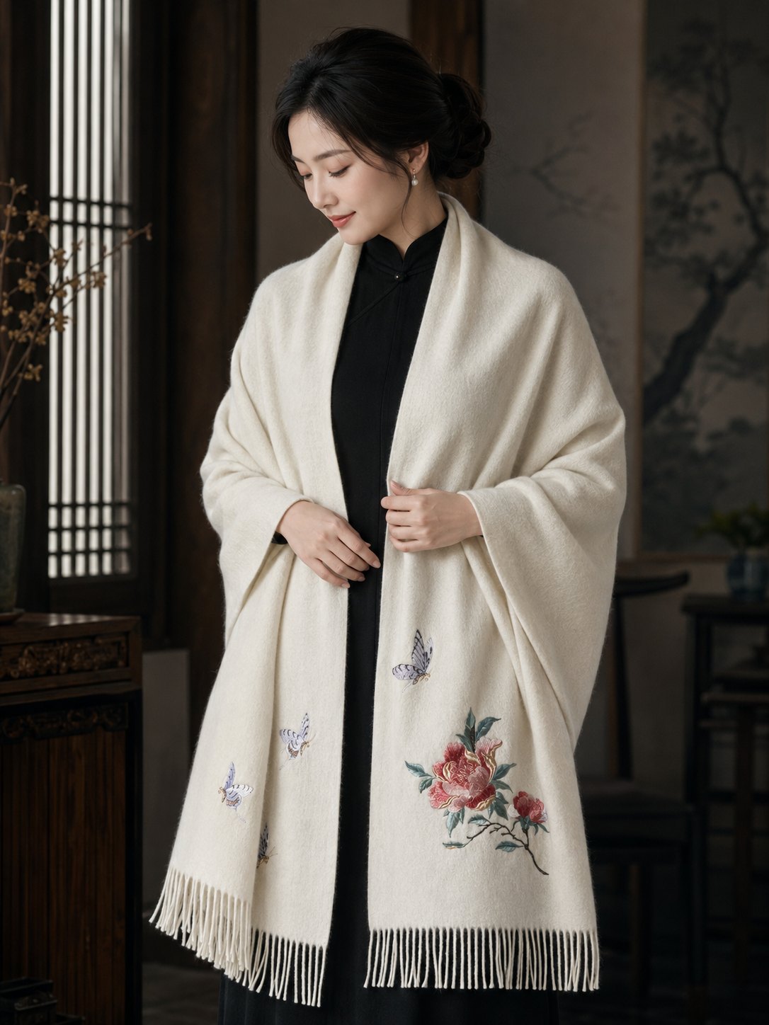 Embroidered Silk Accessory #qixiu-ypqx-101 detail 2