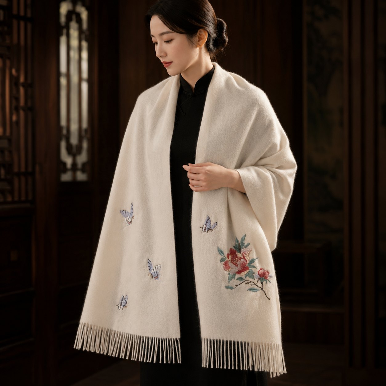 Embroidered Silk Accessory #qixiu-ypqx-101 detail 4