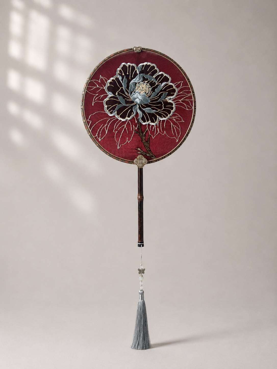 YIPIN Fine Fan | YPLS-009 | Peony Wedding Fan