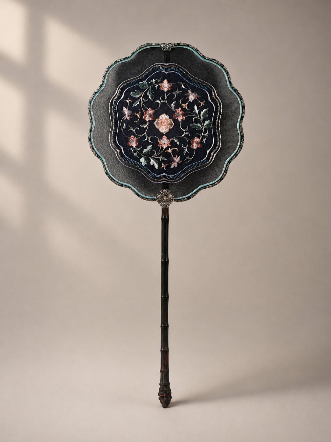 YIPIN Fine Fan | YPLS-022 | Lotus Scroll Fan